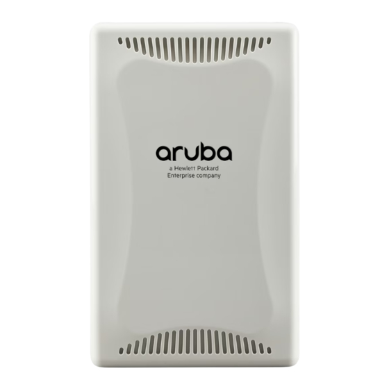 Aruba Networks AP-103H Installation Manual