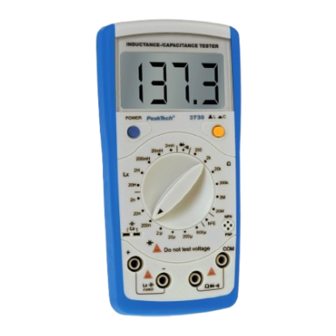 PeakTech P3730 User Manual