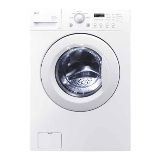 LG WM2010CW - 27in Front-Load Washer Specifications
