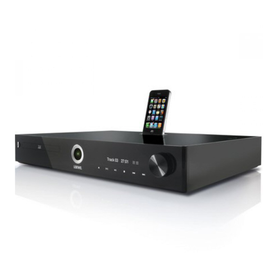Loewe MediaVision 3D Multimedia Player Manuals