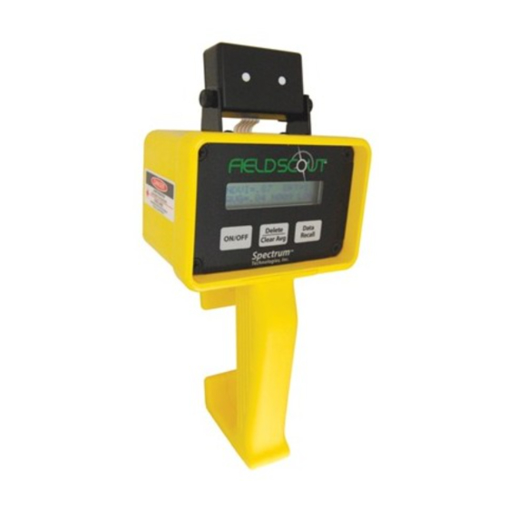 Spectrum Technologies Field Scout CM1000 Operation Manual
