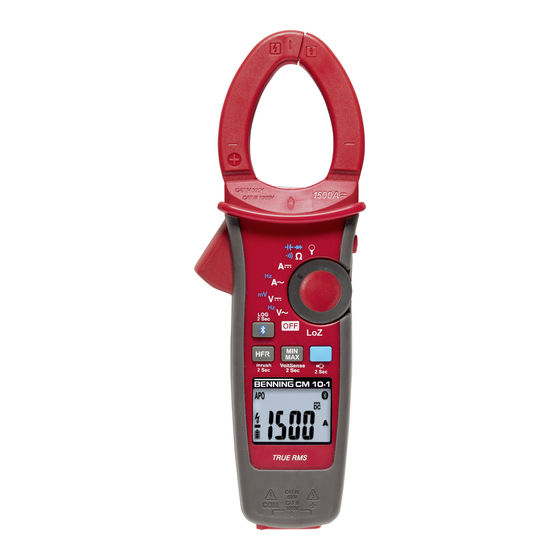 Benning CM 10-PV Operating Manual