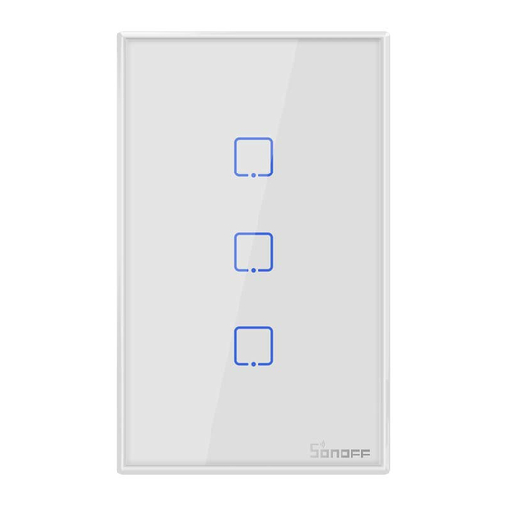 Sonoff TX Series Manuals