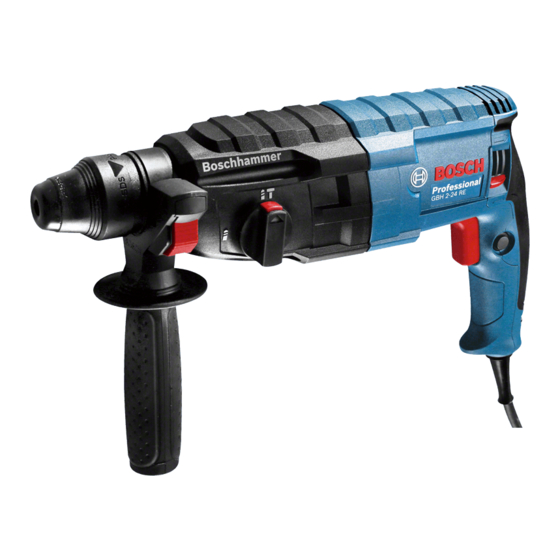 Bosch GBH 2-24 RE Professional Manuals