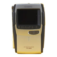 Casio TV-880D Manual