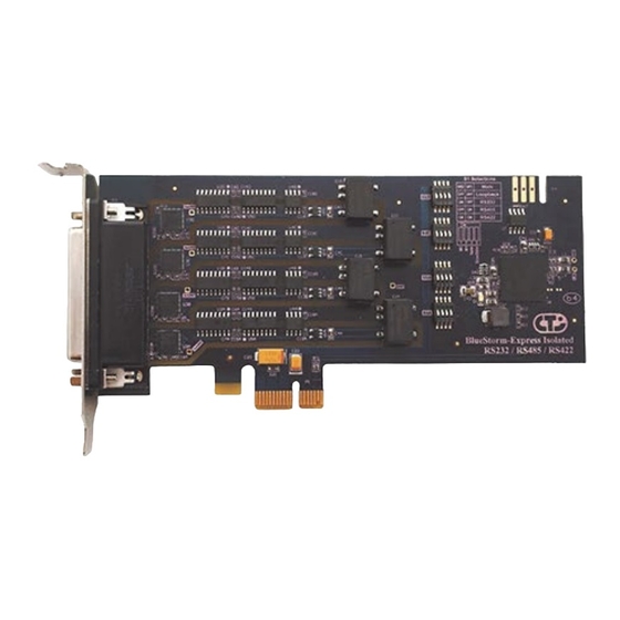 Connect Tech BlueStorm/Express RS-232 User Manual