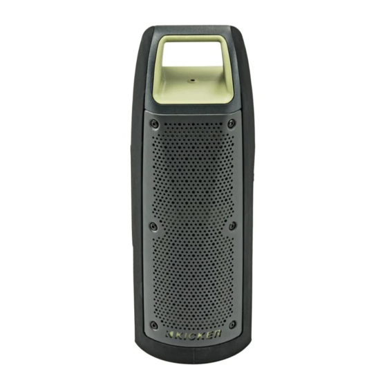Kicker Bullfrog BF100G Owner's Manual