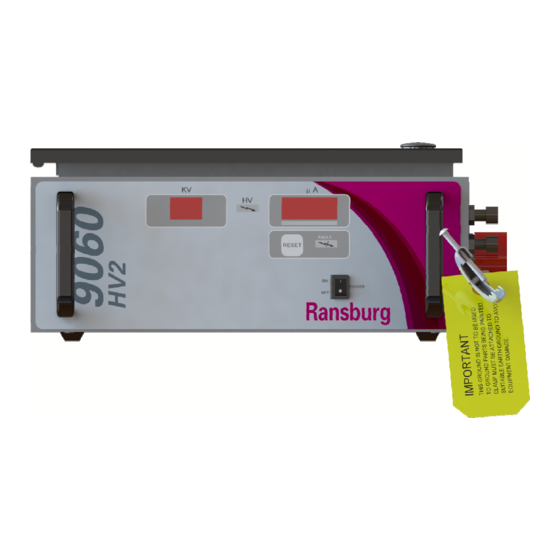 Ransburg 9060 Service Manual