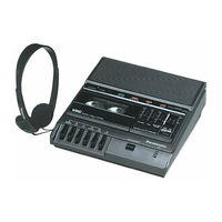 Panasonic RR830 - Desktop Cassette Transcriber Operating Instructions Manual