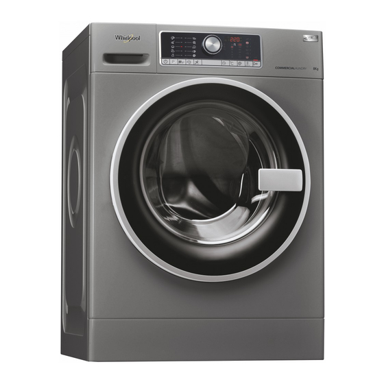 Whirlpool AWG812/PRO Health & Safety, Use & Care And Installation Manual