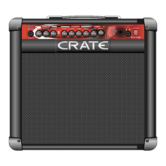 Crate FXT30 User Manual