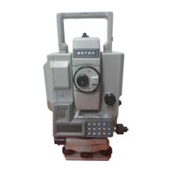 Sokkia SET2CII Operator's Manual