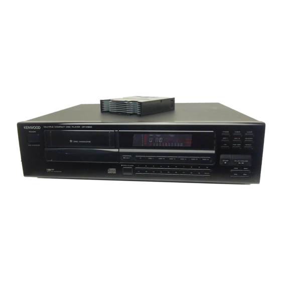Kenwood DP-M993 Service Manual