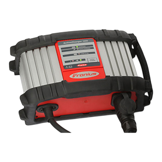 Fronius ActiveCharger 1000/230V Service Manual