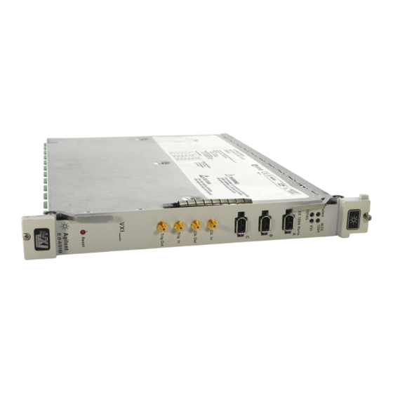 HP Agilent E8491A Configuration And User's Manual