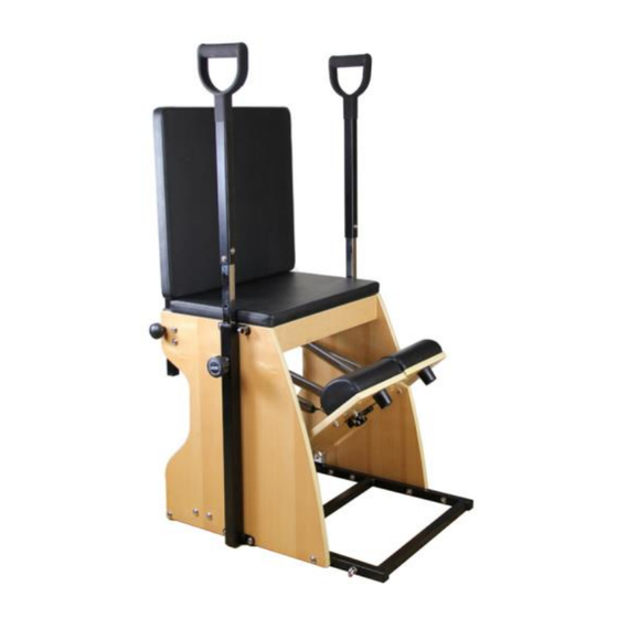 Align-Pilates Combo Chair III Assembly Instructions & User Manual