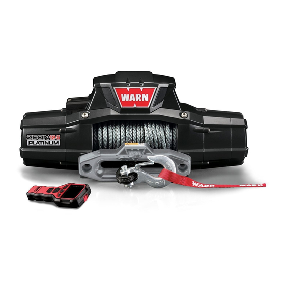 Warn ZEON-12 Service Instructions Manual