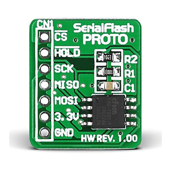 mikroElektronika Serial Flash PROTO Manual