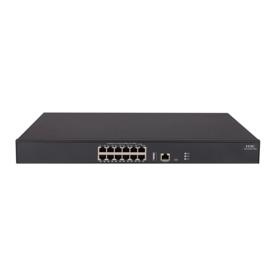 H3C SecPath F10 0 Series Installation Manual