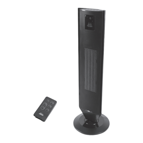 SOLIS DECO HEATER CLASSIC User Manual