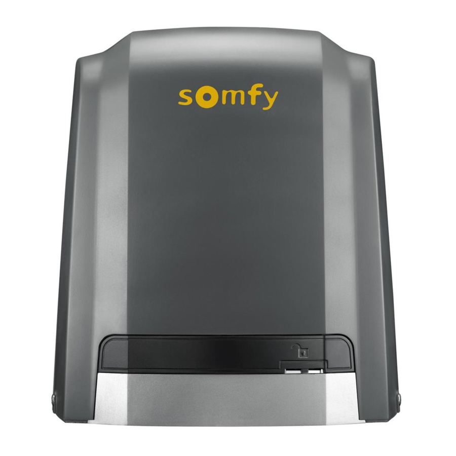 SOMFY SLIDYMOOVE 600 Safety Instructions
