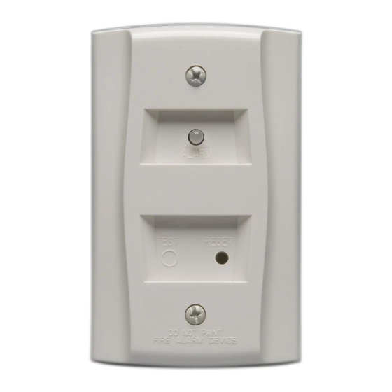 System Sensor RTS151 Installation And Maintenance Instructions