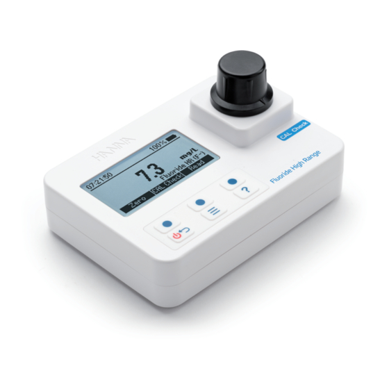 Hanna Instruments HI97739 Instruction Manual
