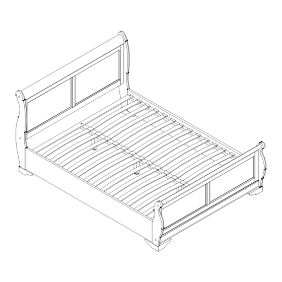 Time4Sleep TOULON SLEIGH BED Manual