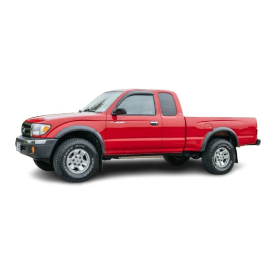Toyota Tacoma 1999 Operating Manual
