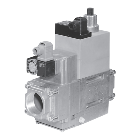Dungs GasMultiBloc MB-D B01 Series Manuals