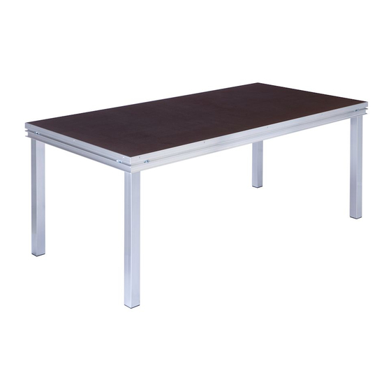 User Manuals: apq stage Standard Stage 500 Equipment