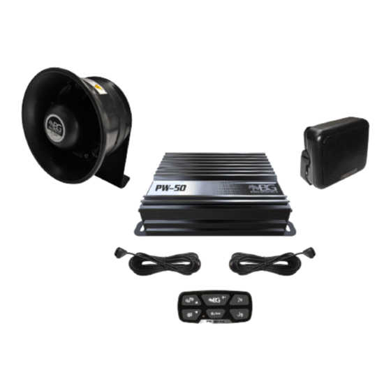 B&G electronics PW-50 Installation And Operation Manual