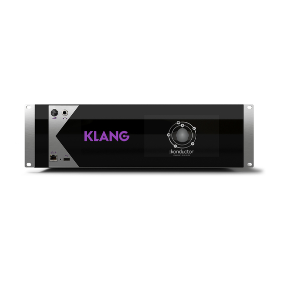 Klang konductor Quick Start