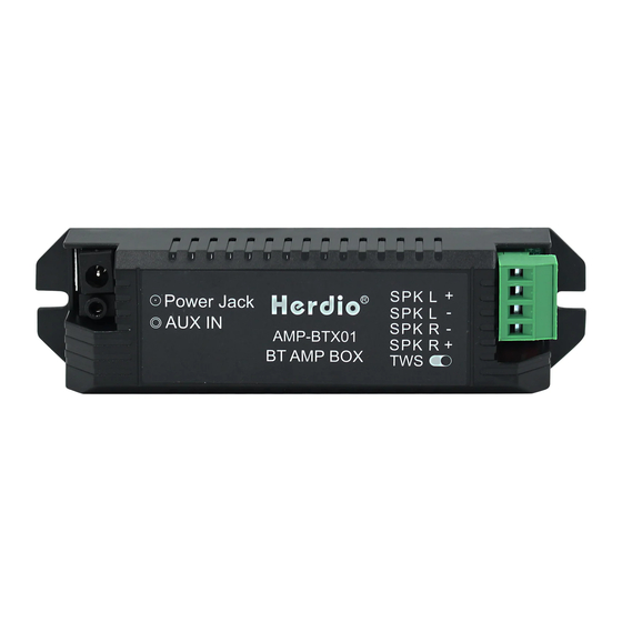 Herdio AMP-BTX01 Owner's Manual