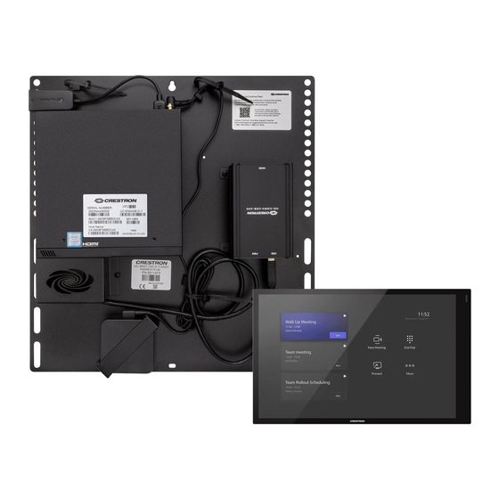 Crestron UC-C100-T-WM Quick Start Manual