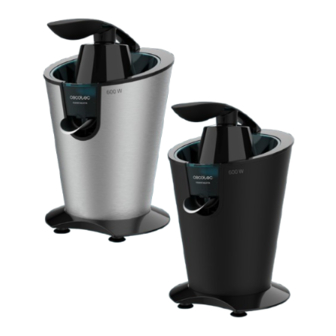 cecotec ESSENTIALVITA POWERFRESH 1000 INOX Manuals