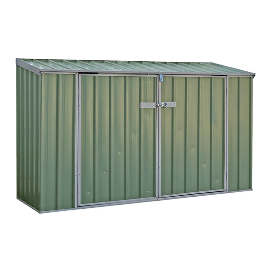 ABSCO SHEDS 230813BK Manual