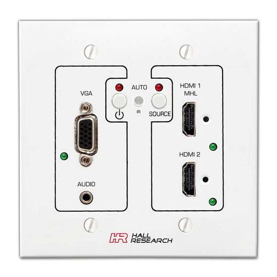 Hall Research Technologies UHBX-SW3-WP Quick Start Manual