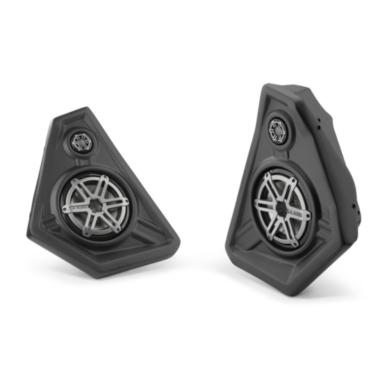 JL Audio STEALTHBOX SB-POL-SLINGSPKR/M770 Installation Manual