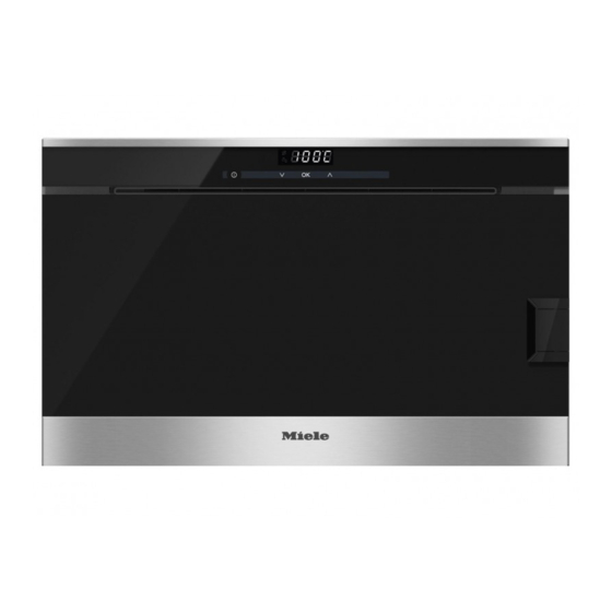 Miele DG 6020 User Manual