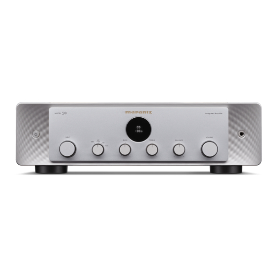 Marantz MODEL 30 Owner's Manual