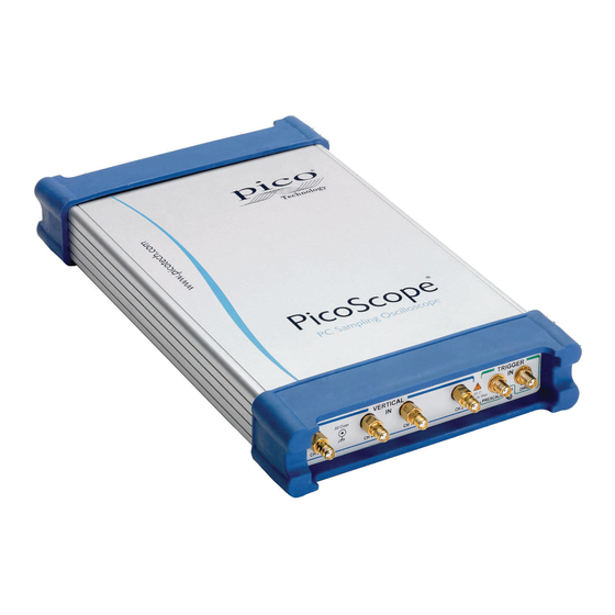 PICO PicoScope 9000 Series Quick Start Manual