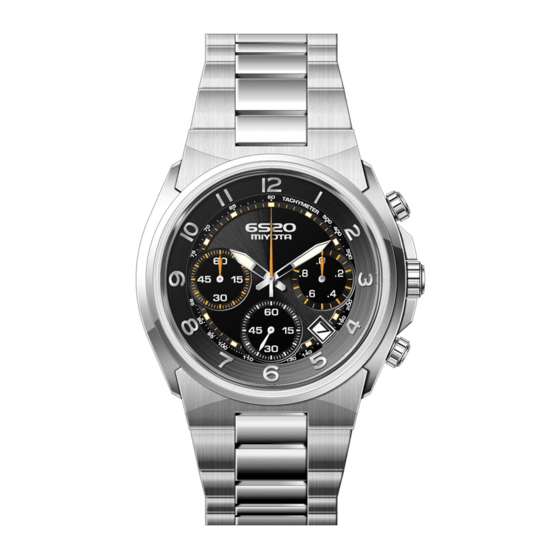 Citizen 6S20 Instruction Manual