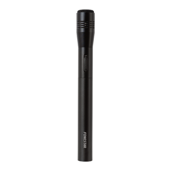 FONESTAR FCM-451B Quick Start Manual