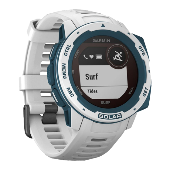 Garmin INSTINCT SOLAR SURF Owner's Manual