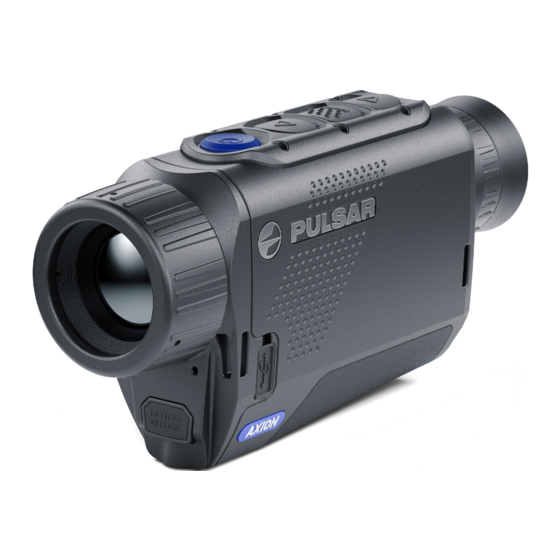 User Manuals: Pulsar Axion F Series Thermal Monocular