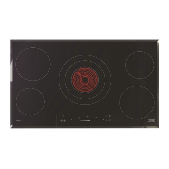 Defy GEMINI HOB 820 TC BV Instruction Manual