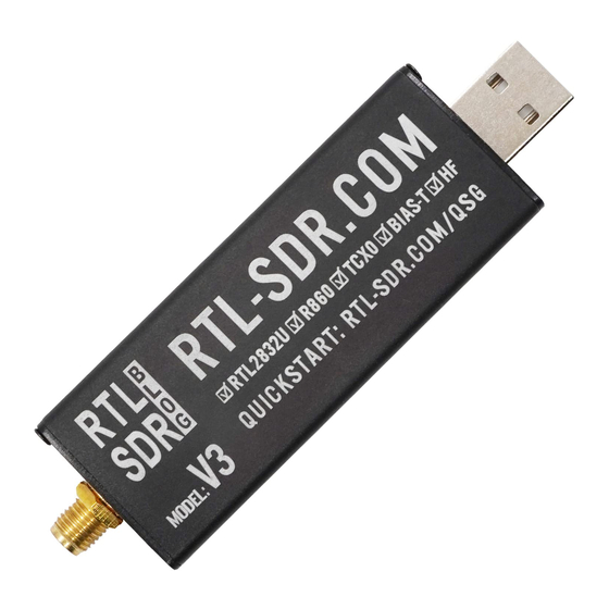 RTL SDR V3 User Manual