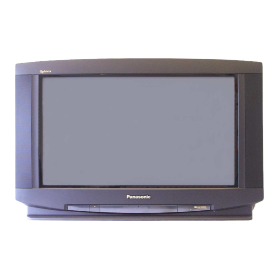 Panasonic TX-W32R4DP Service Manual