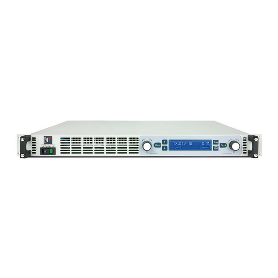 Elektro-Automatik PS 9000 1U Operating Manual